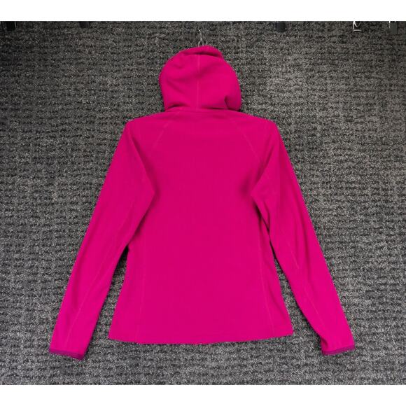 The North Face Jacket Womens Small Fuchsia Pink Full Zip Hooded Fleece Gorpcore - Picture 12 of 12